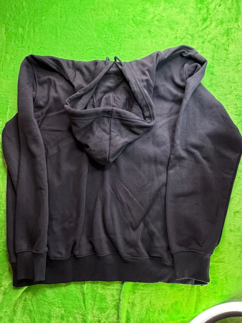 The North Face Box Logo Pullover Hoodie Sz XXL Black Classic